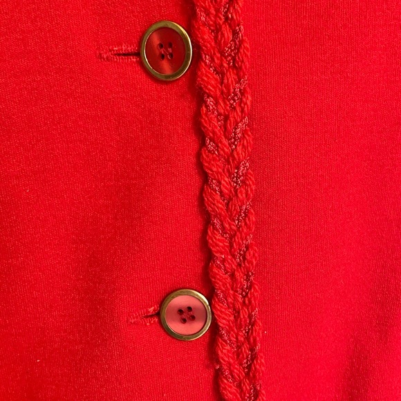 Vintage Red Wool Jacket - Picture 5 of 5